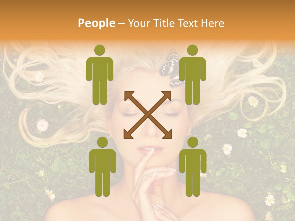 Girl Leisure Young PowerPoint Template