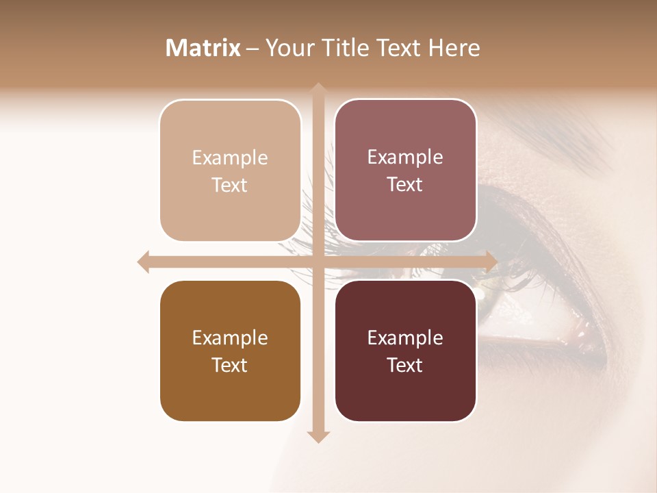 Young White Closeup PowerPoint Template