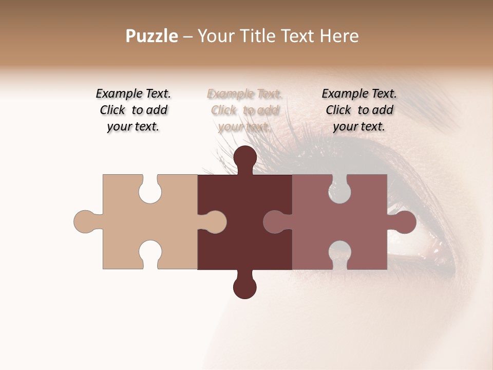 Young White Closeup PowerPoint Template