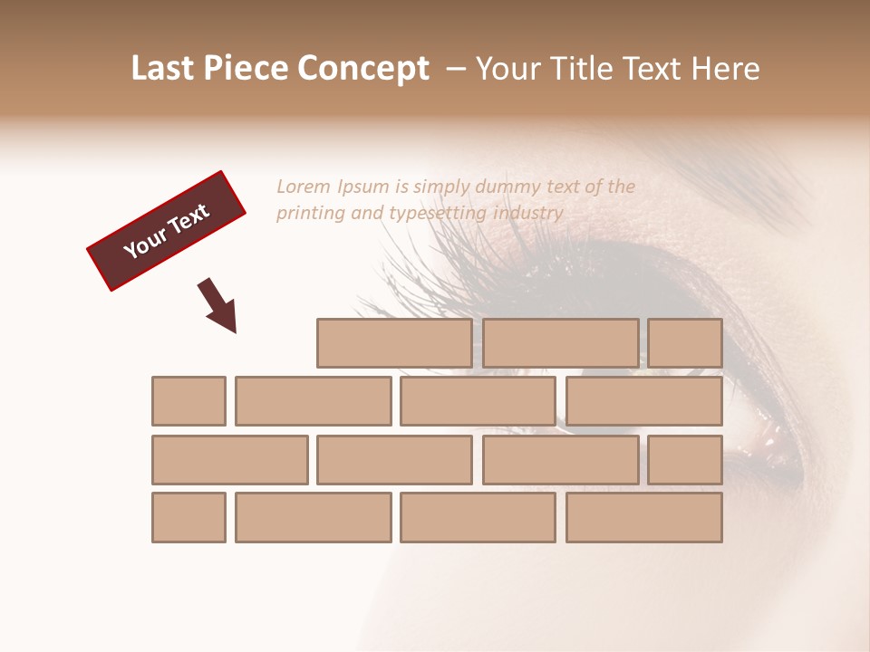Young White Closeup PowerPoint Template