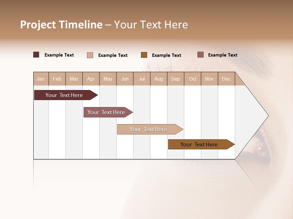 Young White Closeup PowerPoint Template
