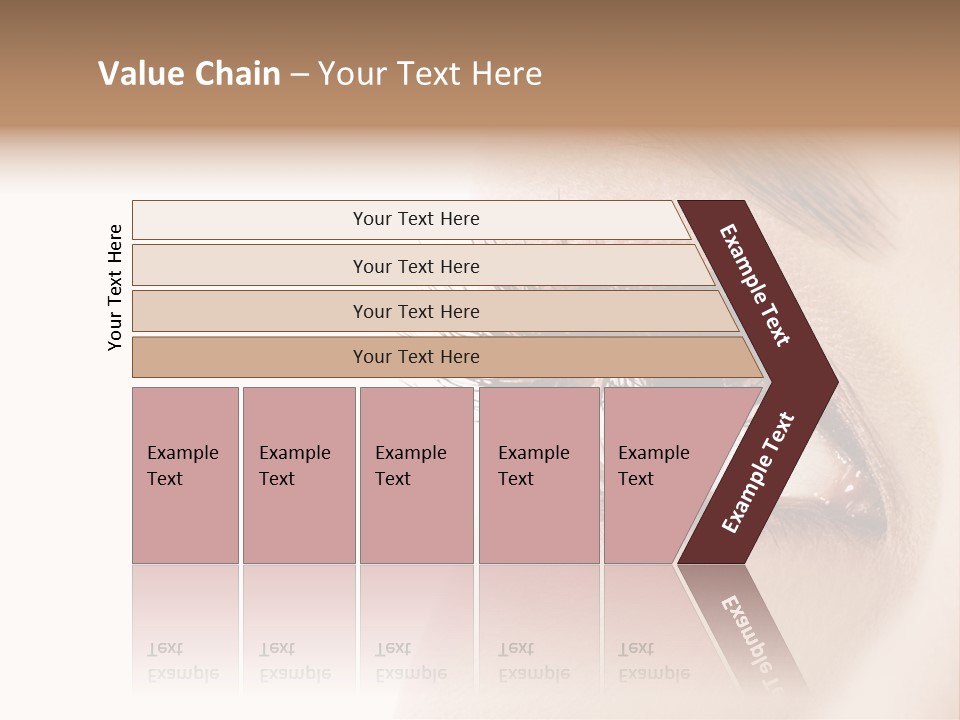 Young White Closeup PowerPoint Template