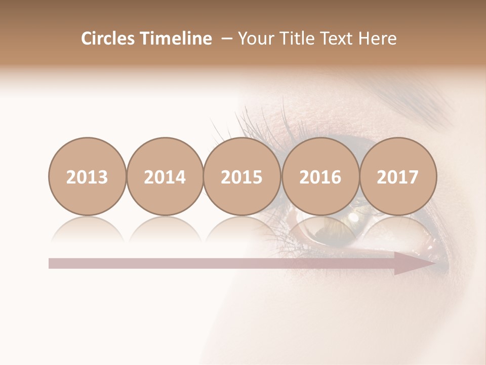 Young White Closeup PowerPoint Template