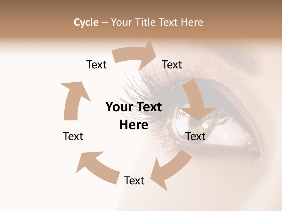 Young White Closeup PowerPoint Template