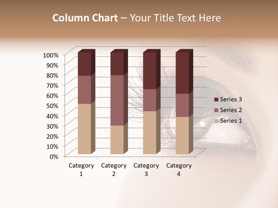 Young White Closeup PowerPoint Template