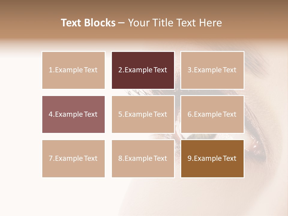 Young White Closeup PowerPoint Template