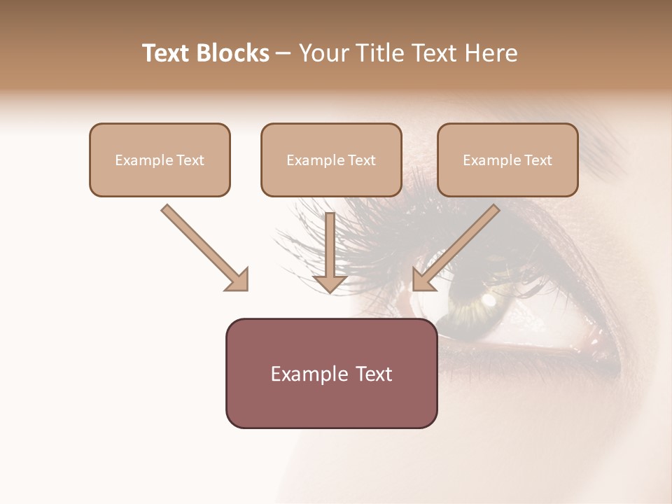 Young White Closeup PowerPoint Template