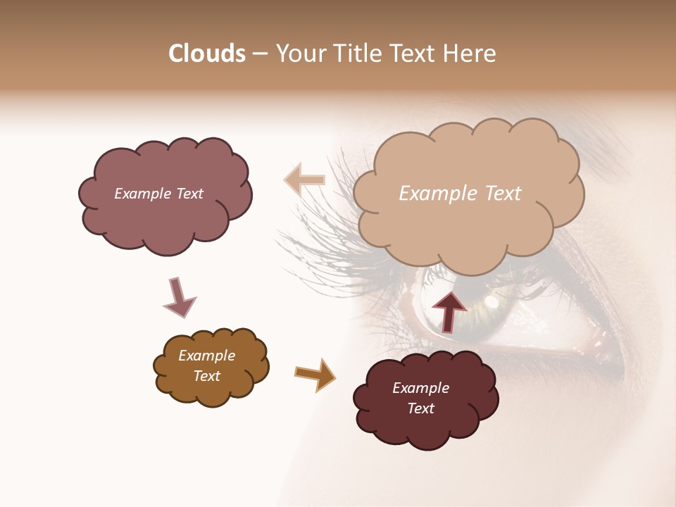 Young White Closeup PowerPoint Template