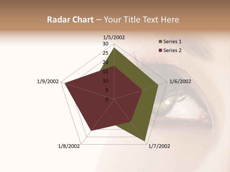 Young White Closeup PowerPoint Template