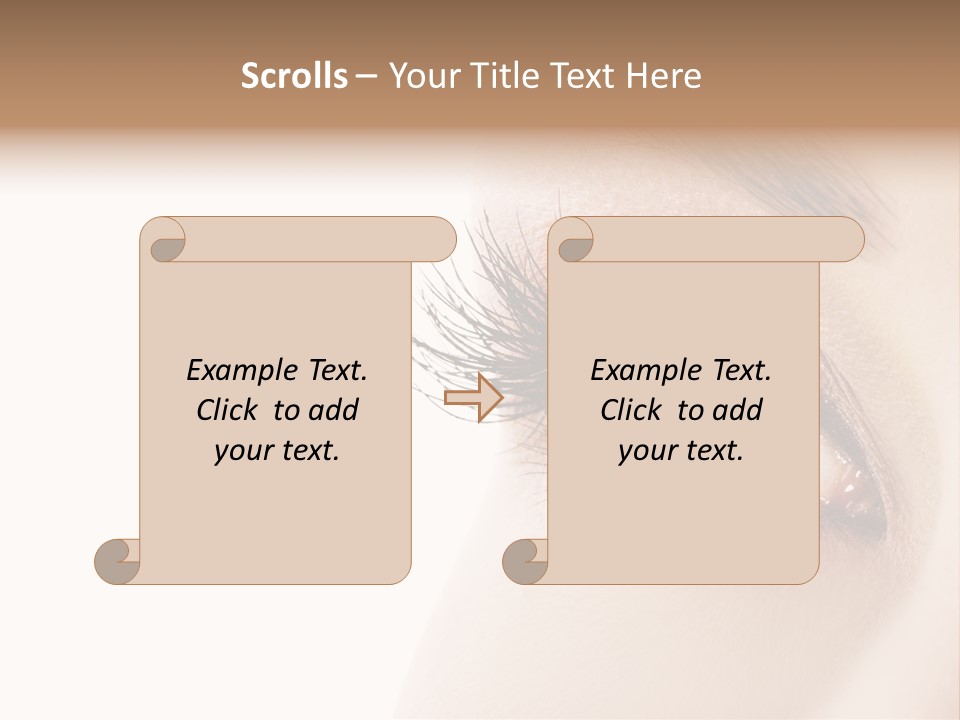Young White Closeup PowerPoint Template