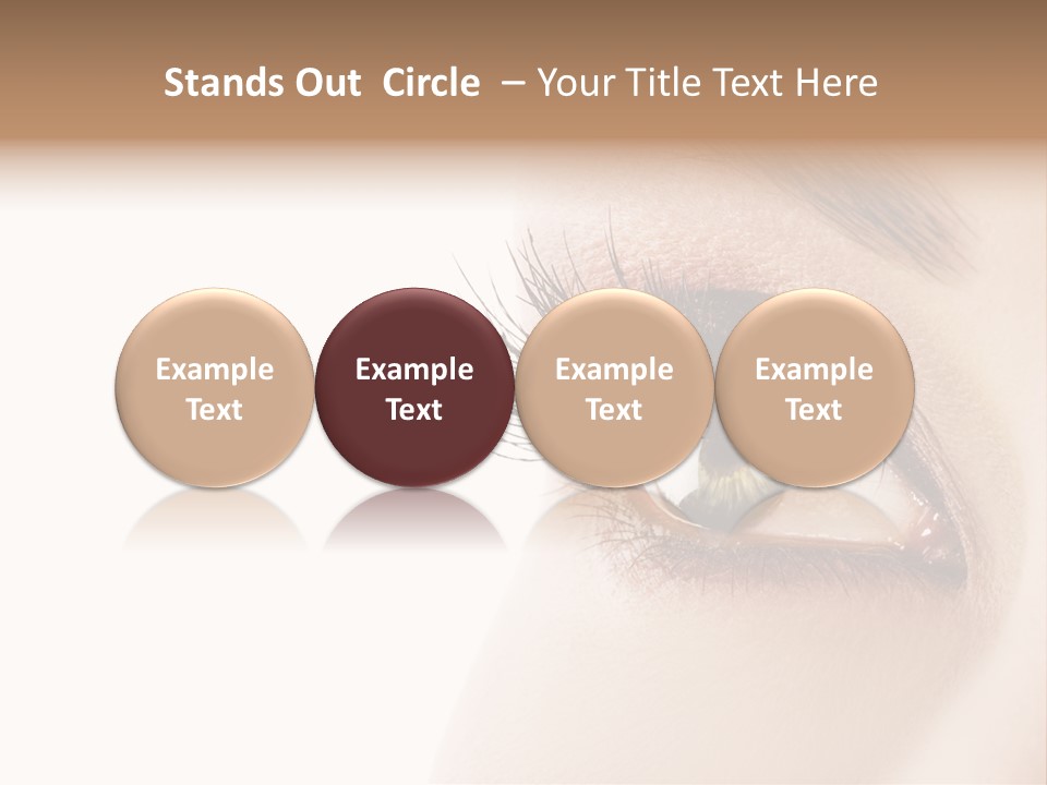 Young White Closeup PowerPoint Template