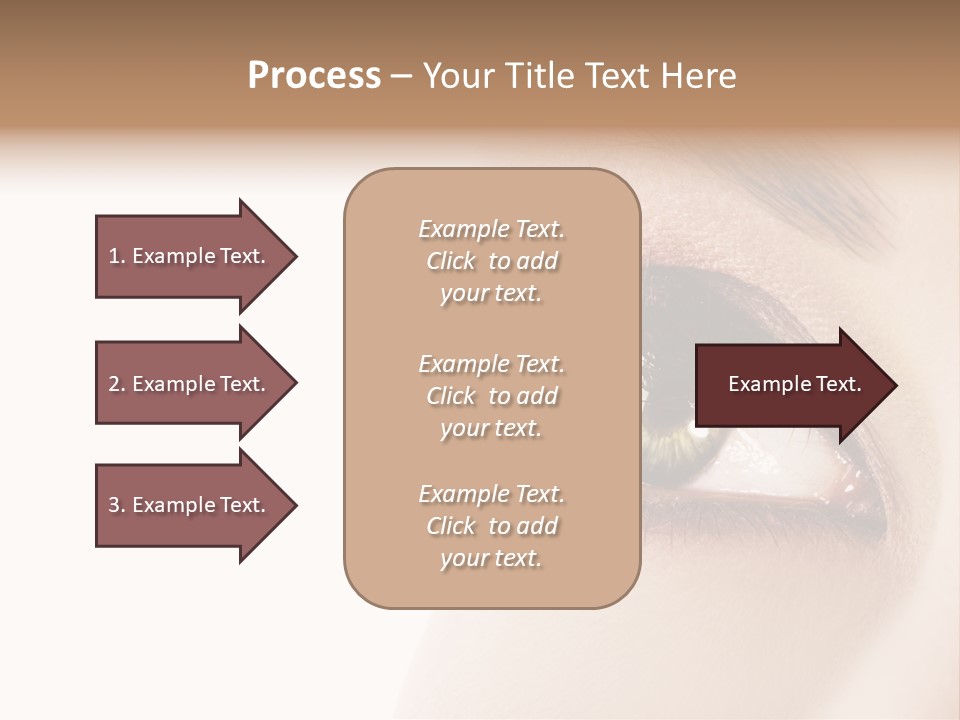 Young White Closeup PowerPoint Template