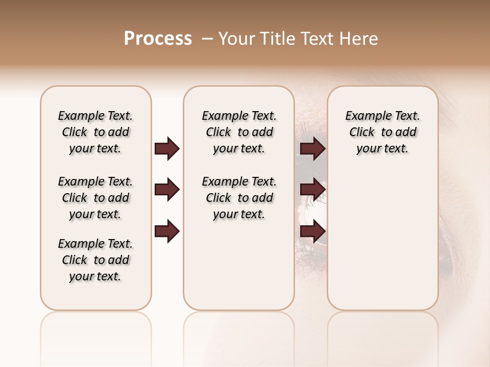Young White Closeup PowerPoint Template