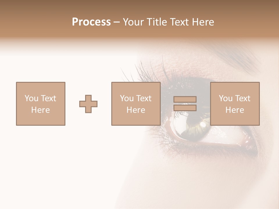 Young White Closeup PowerPoint Template