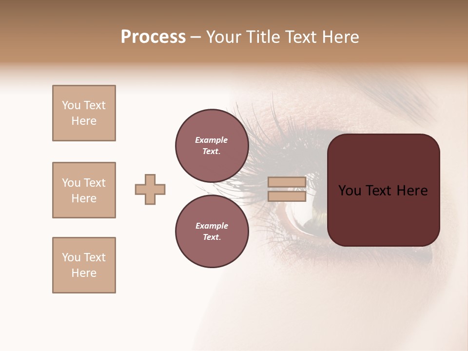 Young White Closeup PowerPoint Template