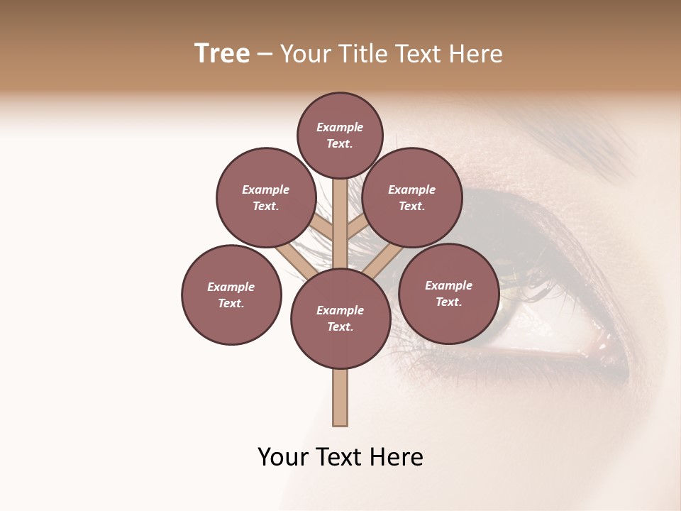 Young White Closeup PowerPoint Template