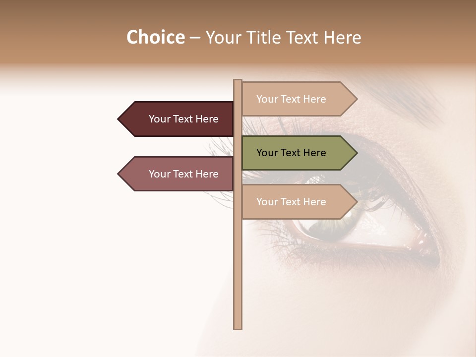 Young White Closeup PowerPoint Template