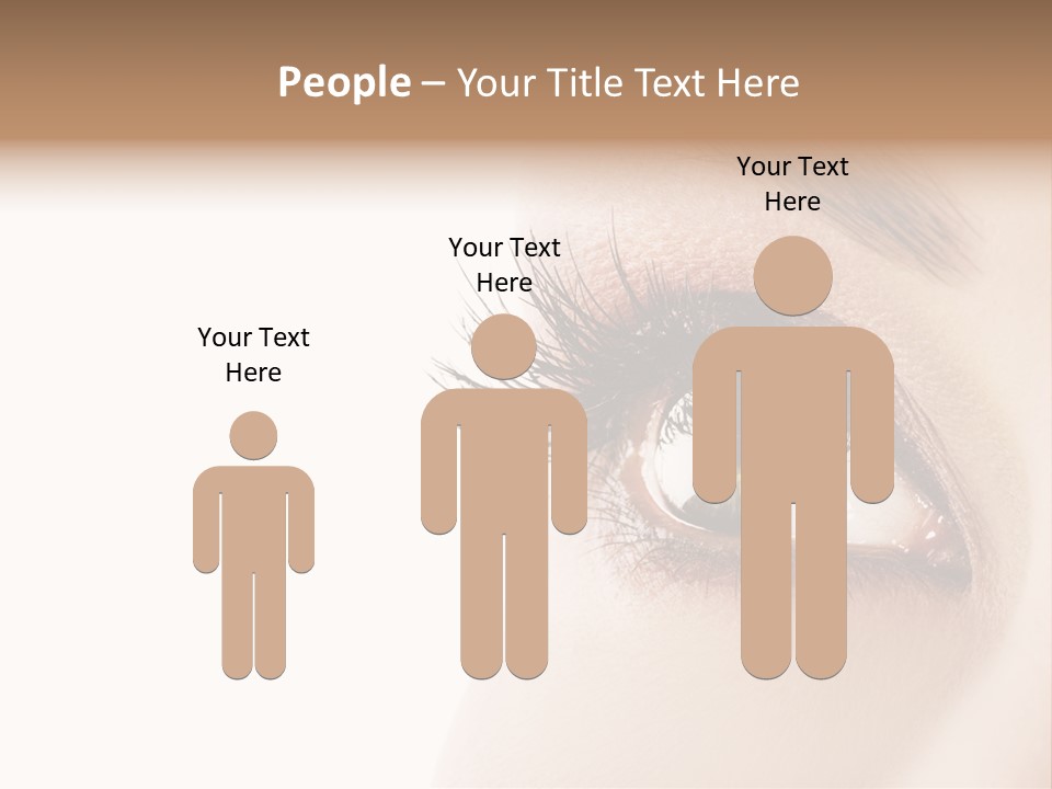 Young White Closeup PowerPoint Template