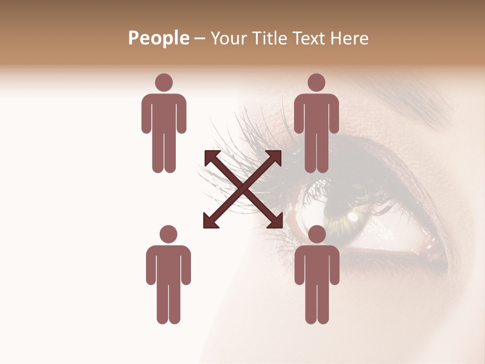 Young White Closeup PowerPoint Template