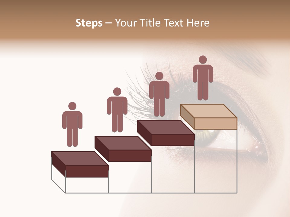 Young White Closeup PowerPoint Template