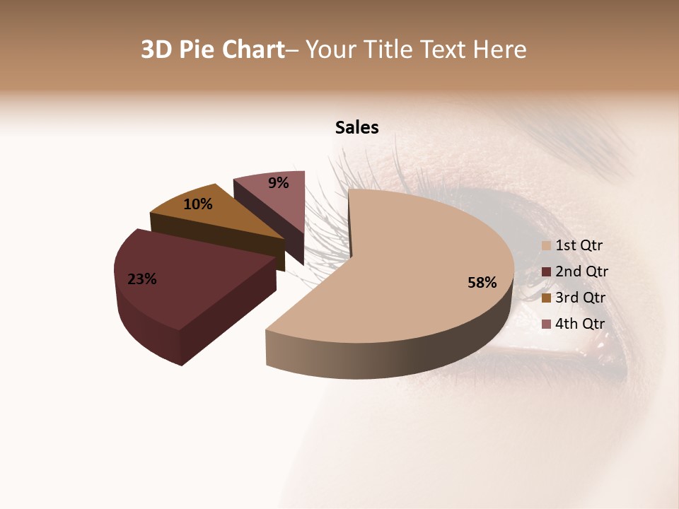 Young White Closeup PowerPoint Template