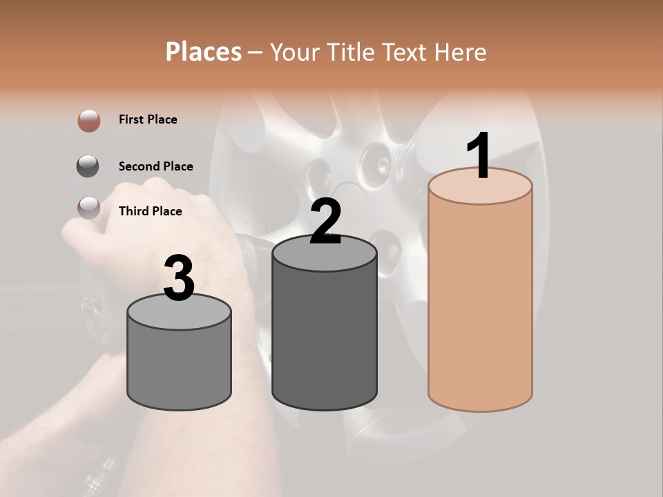 Man Person Garage PowerPoint Template