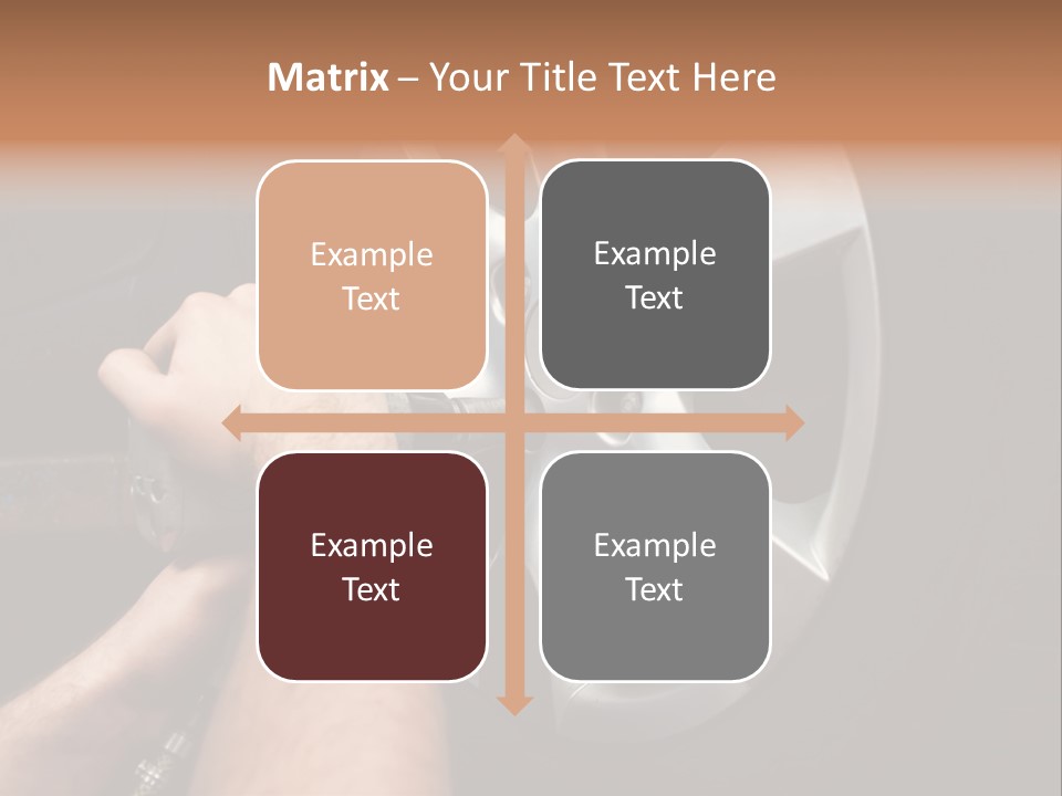 Man Person Garage PowerPoint Template