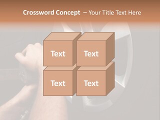 Man Person Garage PowerPoint Template