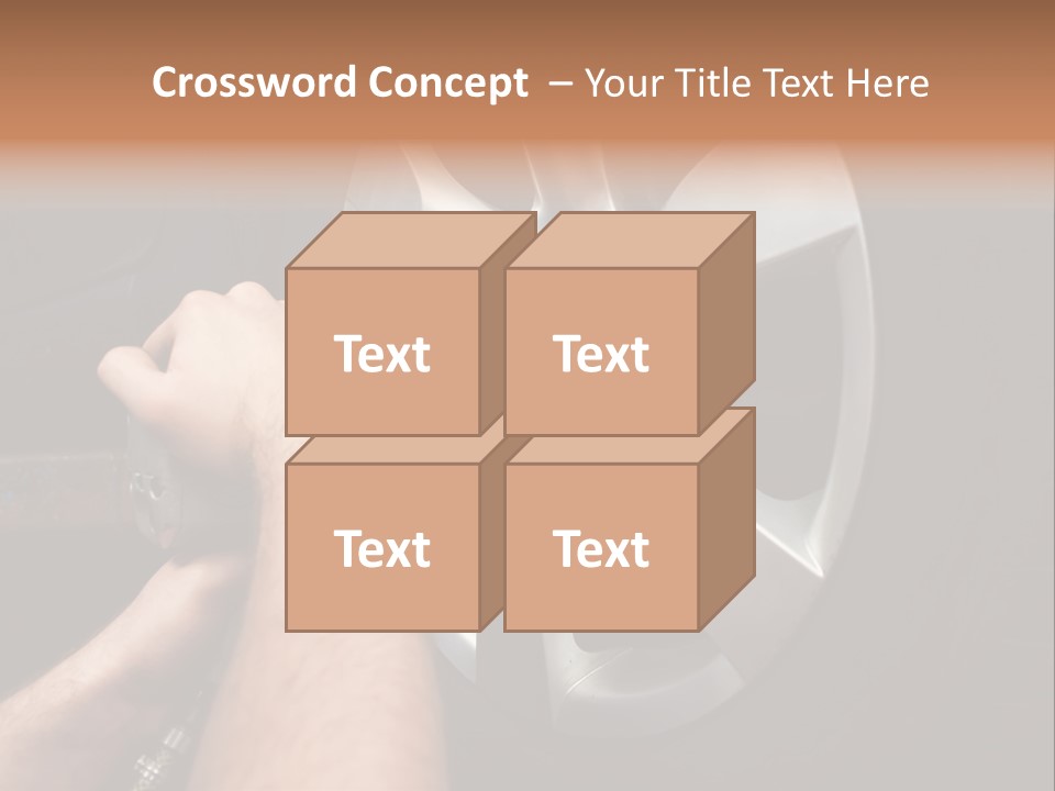 Man Person Garage PowerPoint Template