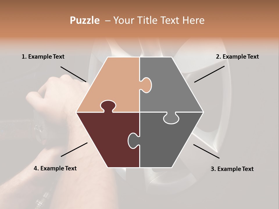 Man Person Garage PowerPoint Template