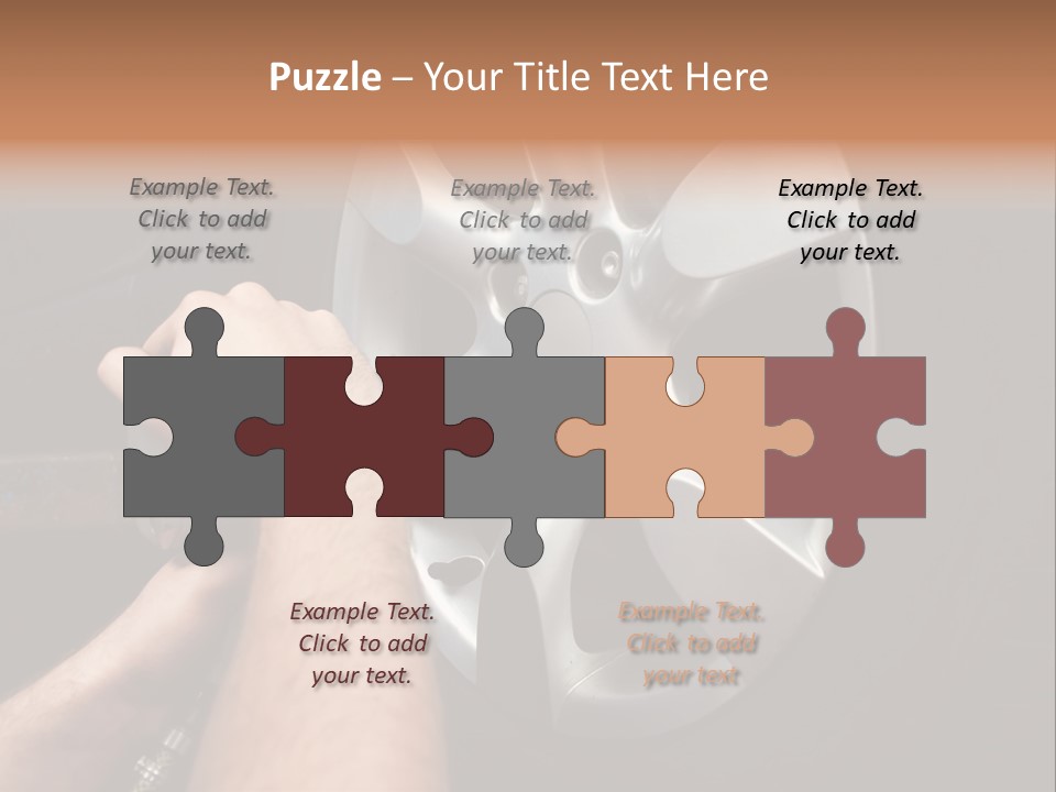 Man Person Garage PowerPoint Template