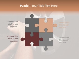 Man Person Garage PowerPoint Template