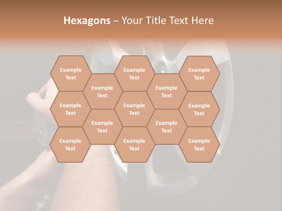 Man Person Garage PowerPoint Template