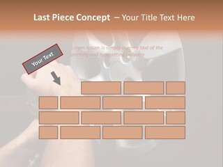 Man Person Garage PowerPoint Template