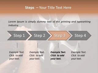 Man Person Garage PowerPoint Template