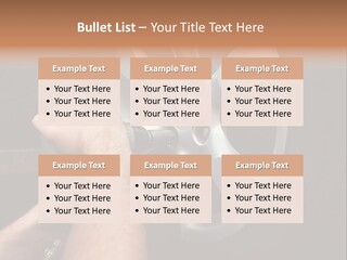 Man Person Garage PowerPoint Template