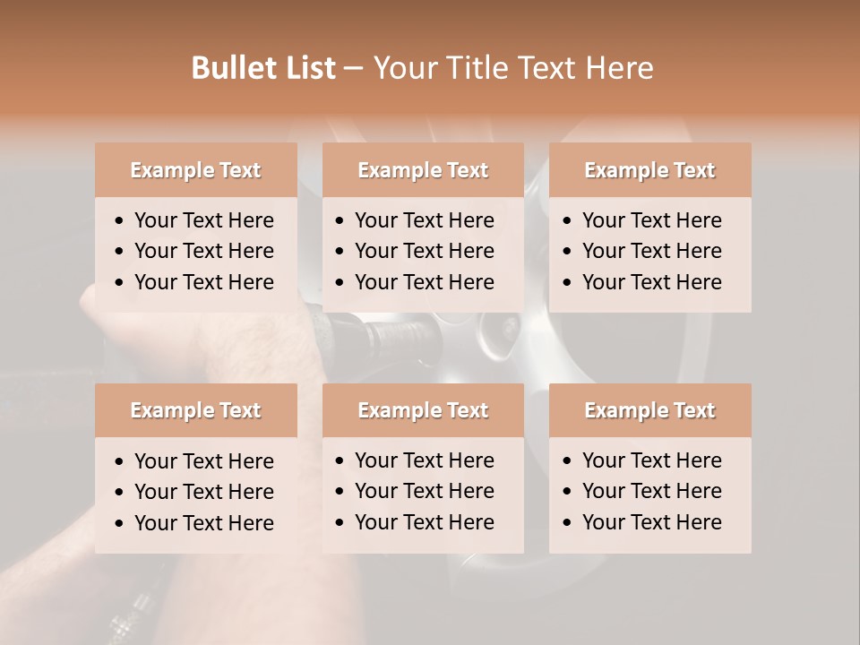 Man Person Garage PowerPoint Template