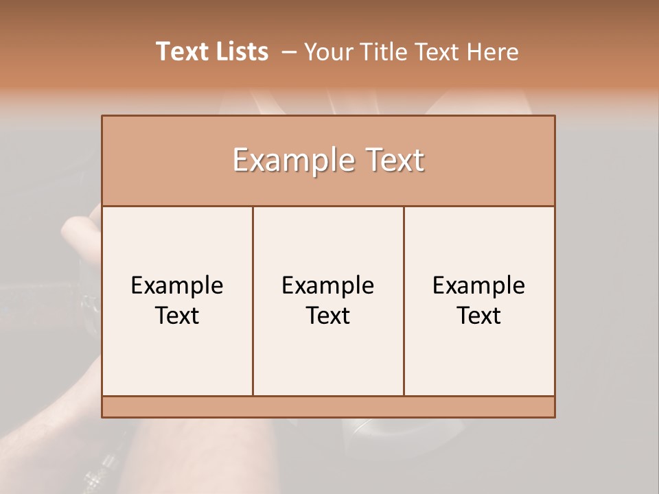 Man Person Garage PowerPoint Template