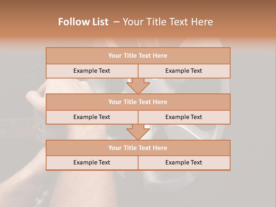 Man Person Garage PowerPoint Template