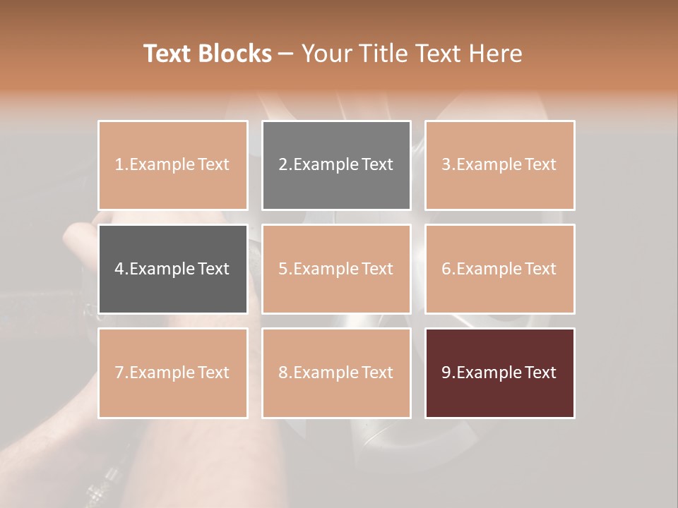 Man Person Garage PowerPoint Template
