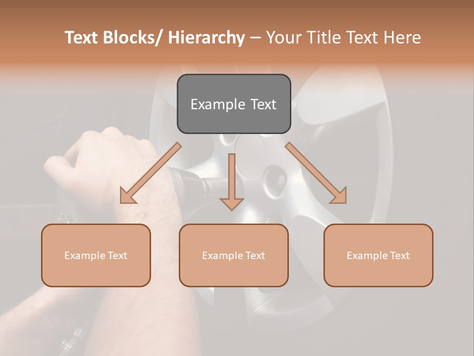 Man Person Garage PowerPoint Template
