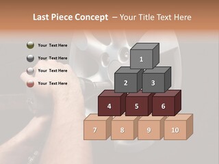 Man Person Garage PowerPoint Template