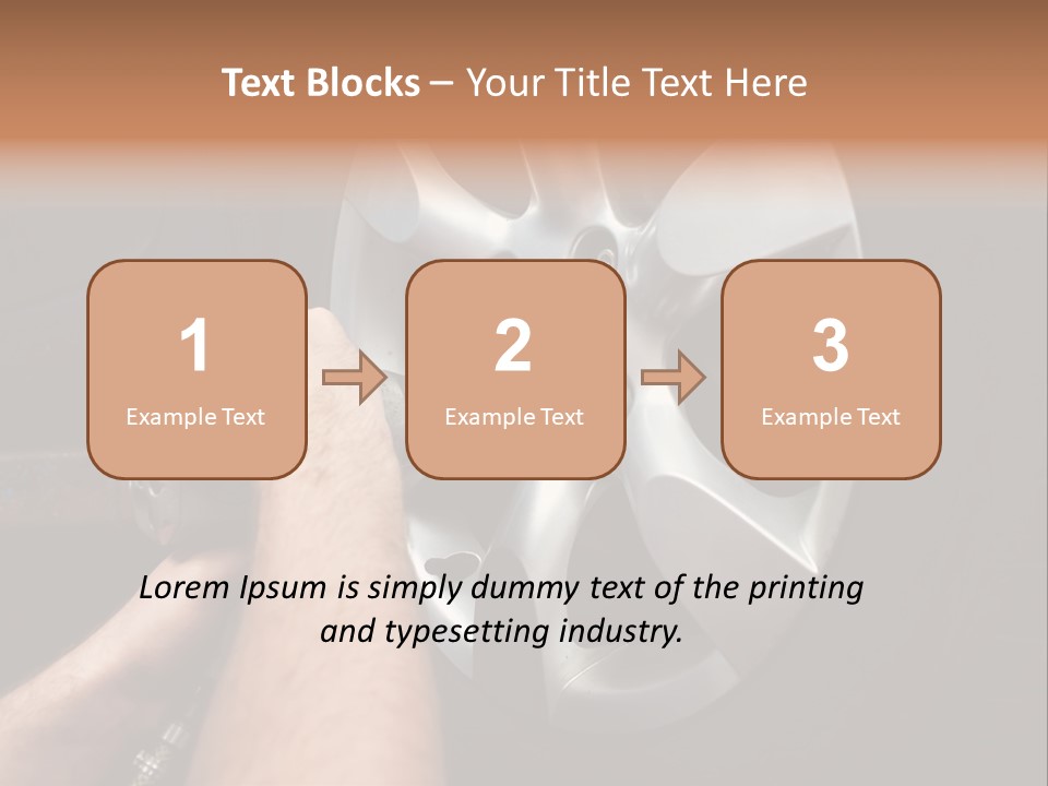 Man Person Garage PowerPoint Template