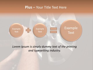 Man Person Garage PowerPoint Template