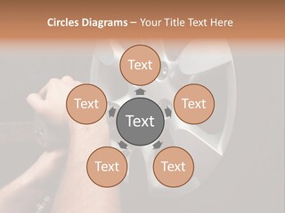 Man Person Garage PowerPoint Template