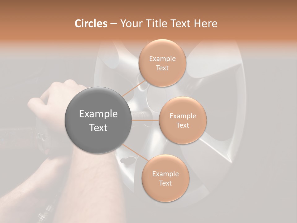 Man Person Garage PowerPoint Template