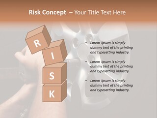 Man Person Garage PowerPoint Template