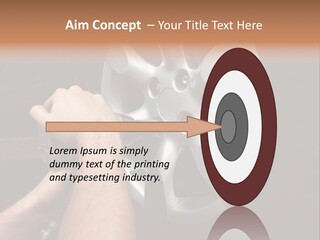 Man Person Garage PowerPoint Template