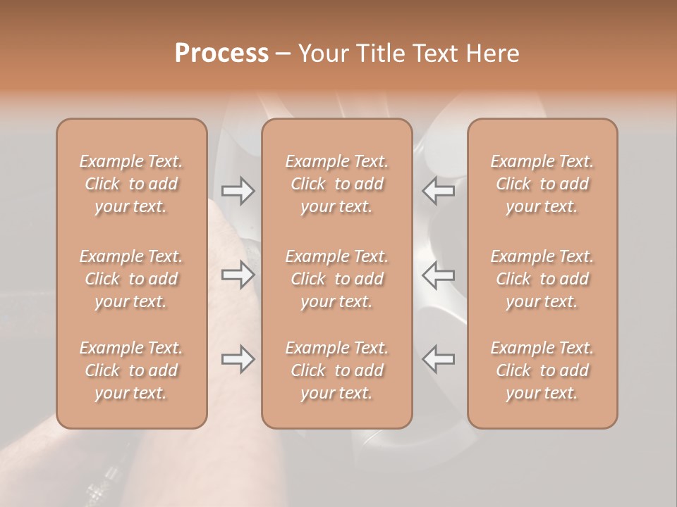 Man Person Garage PowerPoint Template