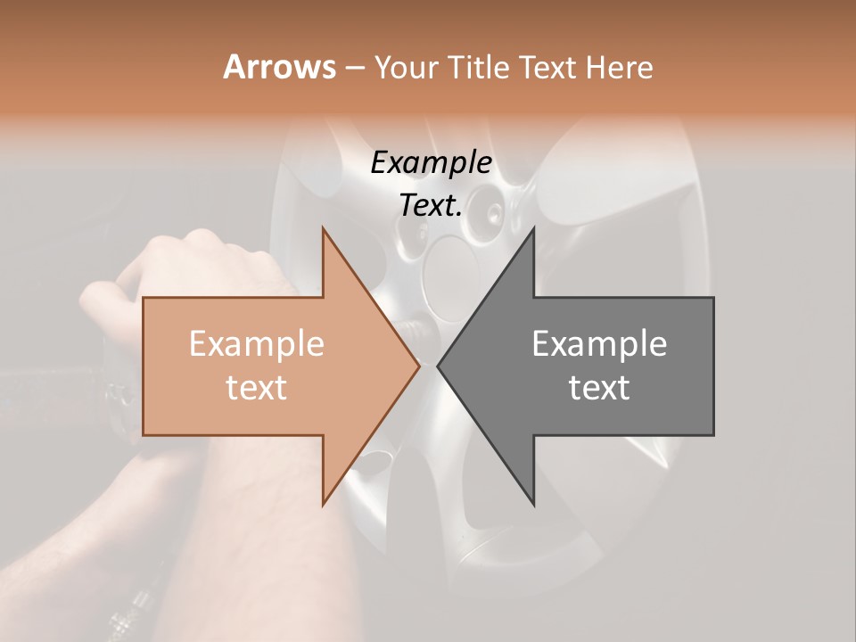 Man Person Garage PowerPoint Template